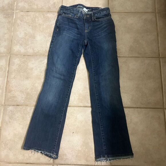 Eddie Bauer jeans straight bootcut size 0 - Picture 1 of 8